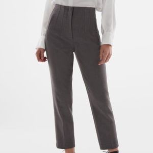Zara High Waist Trouser in Dark Grey - NWT